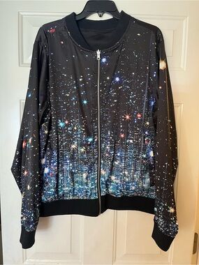 RARE Reversible Yayoi Kusama x Diamond Supply Co. Broad Museum Cosmic Jacket